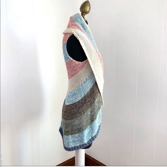 CAbi Sherbet Line Up Circle Cardigan/Vest/Shrug/Sweater Style 216 XS/Sma… - Picture 6 of 12